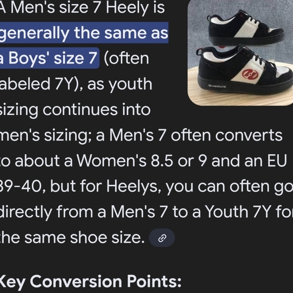 Heelys Pro 20 Skate Sneaker SkateBoard Tennis Shoe Black Gray Men 7 Youth Boy 7 - Picture 8 of 13